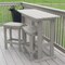 Highwood Usa Lehigh 3pc Counter Height Outdoor Patio Furniture Balcony Set AD-KITBALC1-HGR - alternate 3